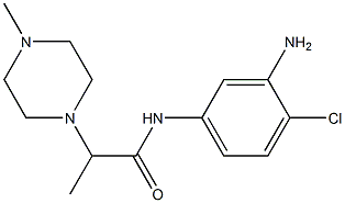 N-(3-amino-4-chlorophenyl)-2-(4-methylpiperazin-1-yl)propanamide Struktur