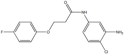 N-(3-amino-4-chlorophenyl)-3-(4-fluorophenoxy)propanamide Struktur