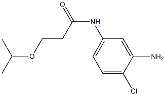 N-(3-amino-4-chlorophenyl)-3-(propan-2-yloxy)propanamide Struktur