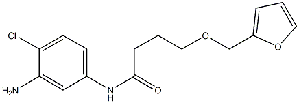 N-(3-amino-4-chlorophenyl)-4-(furan-2-ylmethoxy)butanamide Struktur