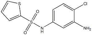 N-(3-amino-4-chlorophenyl)thiophene-2-sulfonamide Struktur