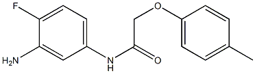 N-(3-amino-4-fluorophenyl)-2-(4-methylphenoxy)acetamide Struktur