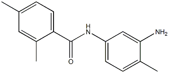 N-(3-amino-4-methylphenyl)-2,4-dimethylbenzamide Struktur