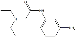 N-(3-aminophenyl)-2-(diethylamino)acetamide Struktur