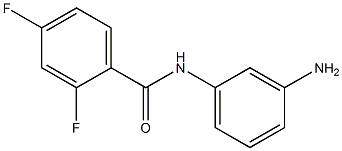 N-(3-aminophenyl)-2,4-difluorobenzamide Struktur