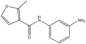 N-(3-aminophenyl)-2-methyl-3-furamide Struktur