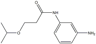 N-(3-aminophenyl)-3-(propan-2-yloxy)propanamide Struktur