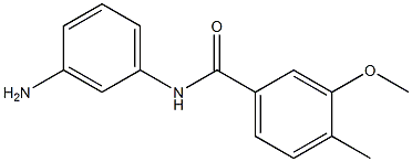 N-(3-aminophenyl)-3-methoxy-4-methylbenzamide Struktur