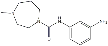 N-(3-aminophenyl)-4-methyl-1,4-diazepane-1-carboxamide Struktur