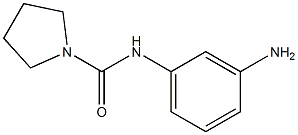 N-(3-aminophenyl)pyrrolidine-1-carboxamide Struktur