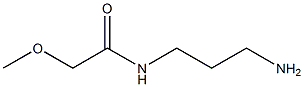 N-(3-aminopropyl)-2-methoxyacetamide Struktur