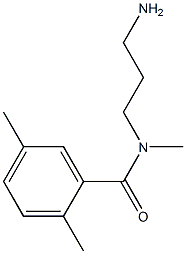 N-(3-aminopropyl)-N,2,5-trimethylbenzamide Struktur