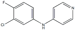 N-(3-chloro-4-fluorophenyl)pyridin-4-amine Struktur