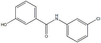 N-(3-chlorophenyl)-3-hydroxybenzamide Struktur