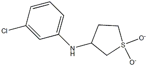 N-(3-chlorophenyl)-N-(1,1-dioxidotetrahydrothien-3-yl)amine Struktur