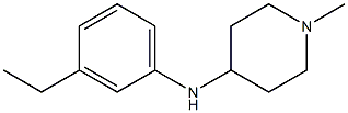 N-(3-ethylphenyl)-1-methylpiperidin-4-amine Struktur