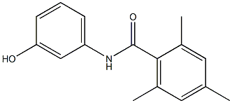 N-(3-hydroxyphenyl)-2,4,6-trimethylbenzamide Struktur