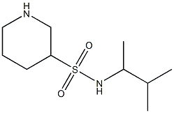 N-(3-methylbutan-2-yl)piperidine-3-sulfonamide Struktur