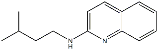 N-(3-methylbutyl)quinolin-2-amine Struktur