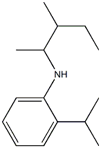 N-(3-methylpentan-2-yl)-2-(propan-2-yl)aniline Struktur