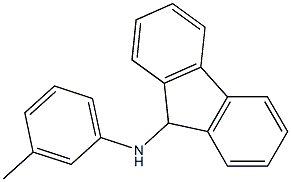 N-(3-methylphenyl)-9H-fluoren-9-amine Struktur