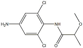 N-(4-amino-2,6-dichlorophenyl)-2-methoxypropanamide Struktur