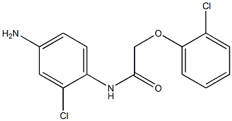 N-(4-amino-2-chlorophenyl)-2-(2-chlorophenoxy)acetamide Struktur