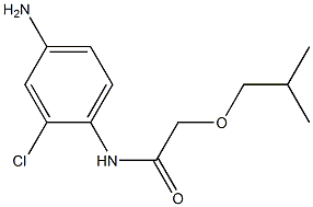 N-(4-amino-2-chlorophenyl)-2-(2-methylpropoxy)acetamide Struktur