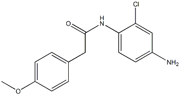 N-(4-amino-2-chlorophenyl)-2-(4-methoxyphenyl)acetamide Struktur