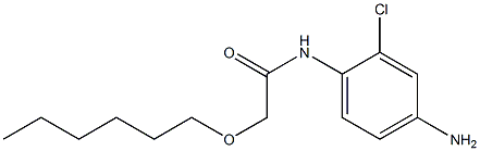 N-(4-amino-2-chlorophenyl)-2-(hexyloxy)acetamide Struktur