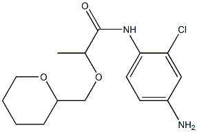 N-(4-amino-2-chlorophenyl)-2-(oxan-2-ylmethoxy)propanamide Struktur