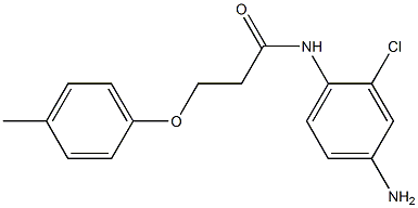 N-(4-amino-2-chlorophenyl)-3-(4-methylphenoxy)propanamide Struktur