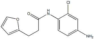 N-(4-amino-2-chlorophenyl)-3-(furan-2-yl)propanamide Struktur