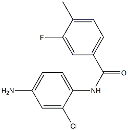 N-(4-amino-2-chlorophenyl)-3-fluoro-4-methylbenzamide Struktur