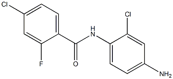 N-(4-amino-2-chlorophenyl)-4-chloro-2-fluorobenzamide Struktur