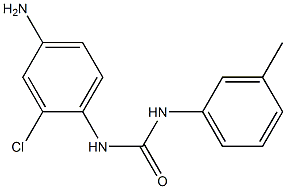 N-(4-amino-2-chlorophenyl)-N'-(3-methylphenyl)urea Struktur