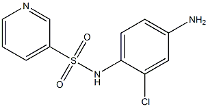 N-(4-amino-2-chlorophenyl)pyridine-3-sulfonamide Struktur