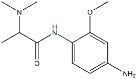 N-(4-amino-2-methoxyphenyl)-2-(dimethylamino)propanamide Struktur