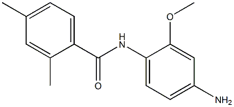 N-(4-amino-2-methoxyphenyl)-2,4-dimethylbenzamide Struktur