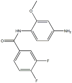 N-(4-amino-2-methoxyphenyl)-3,4-difluorobenzamide Struktur