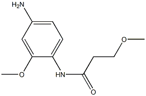 N-(4-amino-2-methoxyphenyl)-3-methoxypropanamide Struktur