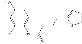 N-(4-amino-2-methoxyphenyl)-4-(thiophen-2-yl)butanamide Struktur