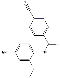 N-(4-amino-2-methoxyphenyl)-4-cyanobenzamide Struktur