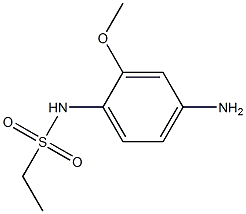 N-(4-amino-2-methoxyphenyl)ethanesulfonamide Struktur