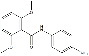 N-(4-amino-2-methylphenyl)-2,6-dimethoxybenzamide Struktur