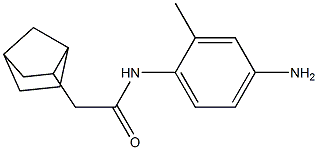 N-(4-amino-2-methylphenyl)-2-{bicyclo[2.2.1]heptan-2-yl}acetamide Struktur