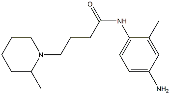 N-(4-amino-2-methylphenyl)-4-(2-methylpiperidin-1-yl)butanamide Struktur