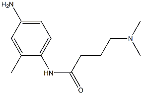 N-(4-amino-2-methylphenyl)-4-(dimethylamino)butanamide Struktur