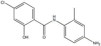 N-(4-amino-2-methylphenyl)-4-chloro-2-hydroxybenzamide Struktur