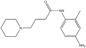 N-(4-amino-2-methylphenyl)-4-piperidin-1-ylbutanamide Struktur